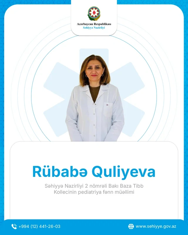 Rübabə Quliyeva: "Tibb bacısı üçün ən vacib prinsip empatiya, hörmət və anlayışdır" - FOTO