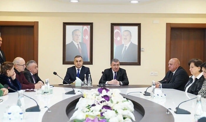 Xətai İH-də şəhid ailələri ilə görüş… - Foto