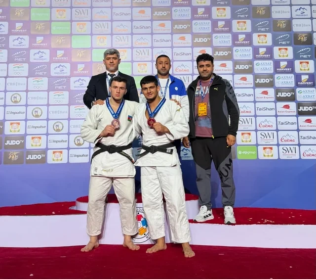 Azərbaycan millisi cüdo üzrə turniri beş medalla başa vurdu - Foto