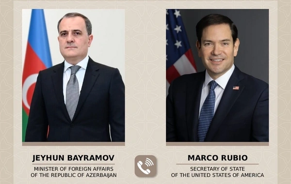 Ceyhun Bayramov Marko Rubio ilə Azərbaycan-Ermənistan normallaşma prosesini müzakirə edib