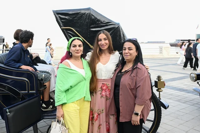 Leyla və Arzu Əliyevalar Dənizkənarı Milli Parkda açılış və təqdimat mərasimlərində iştirak ediblər - FOTO