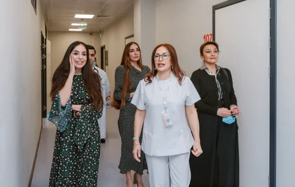 Leyla Əliyeva və Arzu Əliyeva "Leyla Medical Center"in Pediatriya Mərkəzində olublar