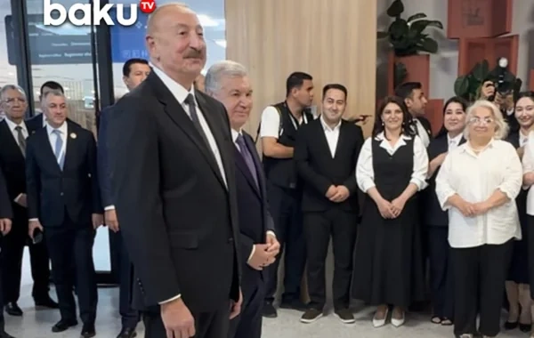 Daşkənddə maraqlı anlar: Tələbə İlham Əliyevi Azərbaycan dilində salamladı - VİDEO