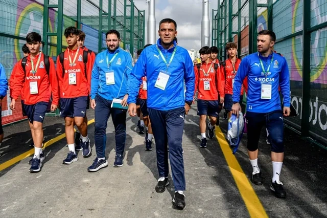 U-15 dünya çempionatı: Azərbaycan millisinin açıq məşqi keçirilib - Foto