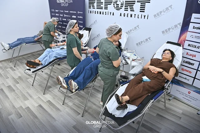 "Global Media Group" talassemiyalı xəstələr üçün qanvermə aksiyası keçirib - FOTO - VİDEO