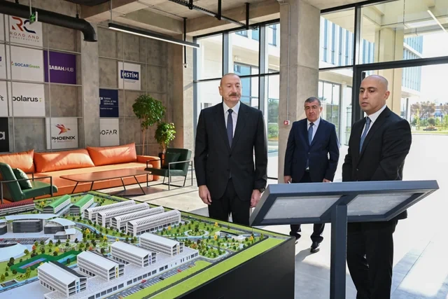 Prezident İlham Əliyev "SABAH.city" innovasiya şəhərciyinin birinci mərhələsinin açılışında iştirak edib
