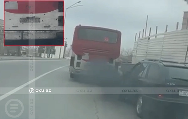 Bakıda havanı çirkləndirən avtobusun sürücüsü cəzalandırıldı
