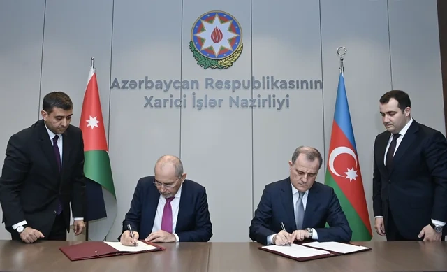 Azərbaycan və İordaniya XİN başçıları nələri müzakirə ediblər? - Mühüm sənəd imzalandı - FOTO
