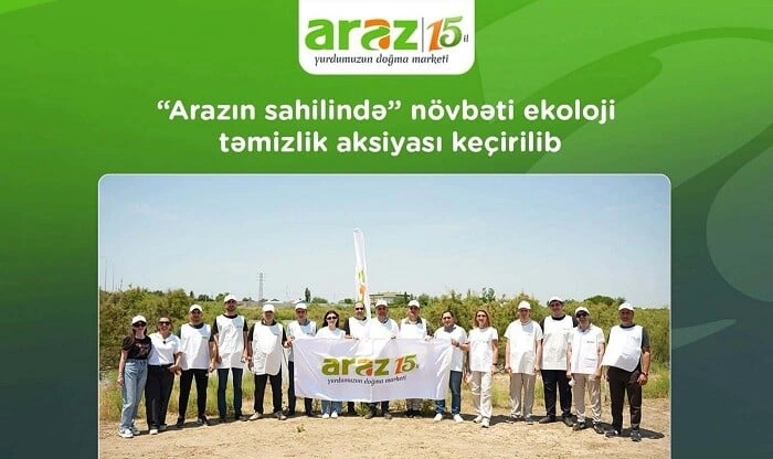 “Arazın sahilində” ekoloji təmizlik aksiyası keçirildi