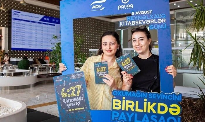 Beynəlxalq Kitabsevərlər Gününü sərnişinlərimizlə qeyd etdik - ADY