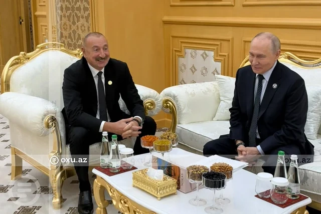 Türkmənistanda Prezident İlham Əliyevin liderlərlə qeyri-rəsmi görüşü - FOTO