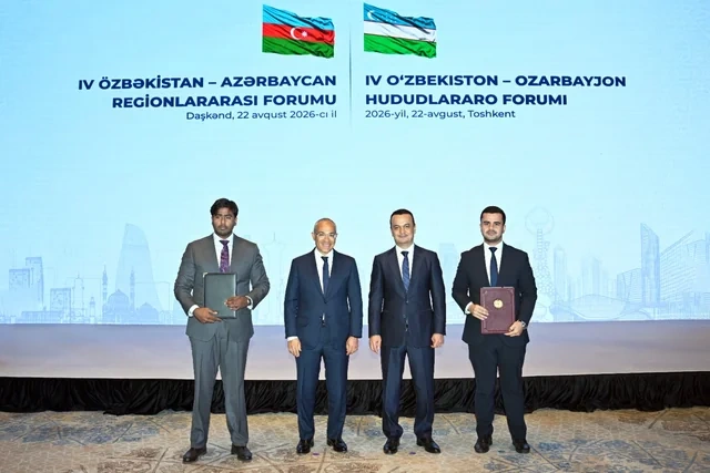 Özbəkistan-Azərbaycan Regionlararası Forumu keçirilib - FOTO