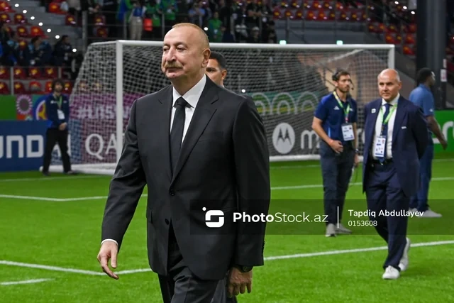 Prezident İlham Əliyev "FIFA U-15 World Cup and Festival"ın final matçını izləyib, mükafatlandırma mərasimində iştirak edib - Foto