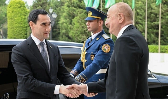 Berdiməhəmmədovun rəsmi qarşılanma mərasimi oldu - Foto