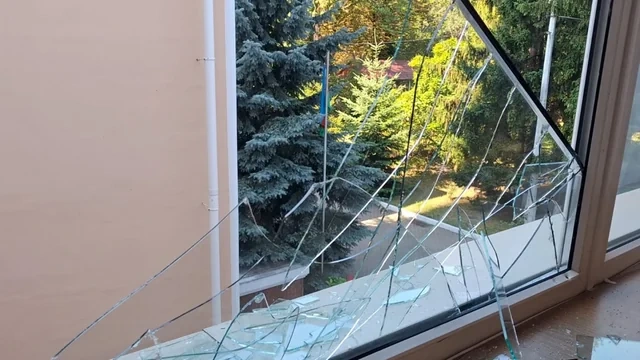 Kiyevə raket zərbələri nəticəsində Azərbaycanın Ukraynadakı səfirliyinə ziyan dəyib - FOTOREPORTAJ