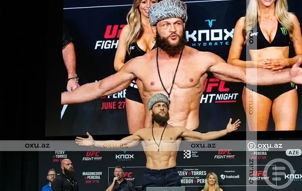 "UFC Fight Night Baku" döyüşçüləri üz-üzə gəldilər, Fiziyev TƏƏCCÜBLƏNDİRDİ - VİDEO