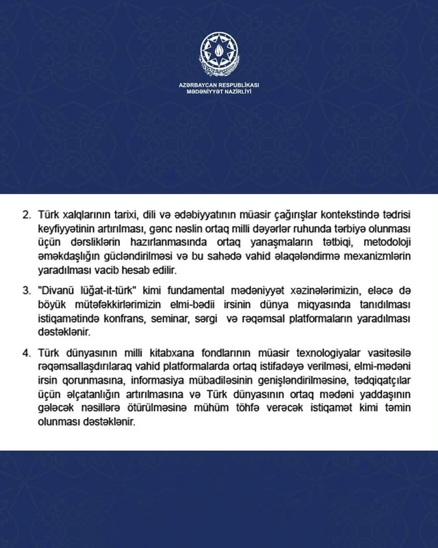 "Türk Dünyası Həftəsi"nin iştirakçıları Xankəndi Bəyannaməsini qəbul ediblər - FOTO