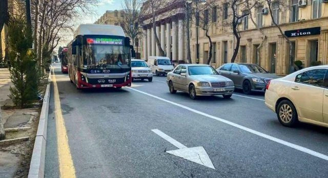 Bu marşrutun hərəkət sxemi dəyişdirilir