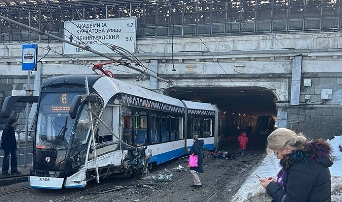 Moskvada tramvaylar toqquşdu: 22 yaralı var - Video