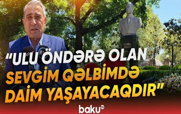 Gürcüstanda ulu öndər Heydər Əliyevin xatirəsi anılıb - VİDEO