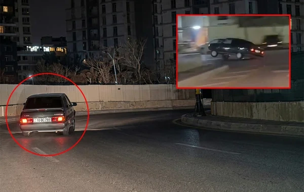 Avtoxuliqanlıq görüntülərini "TikTok"da yayan sürücü həbs edildi - VİDEO