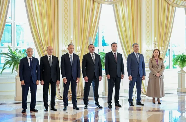 İlham Əliyev Birləşmiş Ərəb Əmirliklərinin milli təhlükəsizlik müşavirini qəbul edib - FOTO