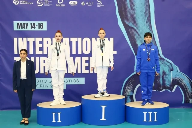 Azərbaycan gimnastları "AGF Trophy" beynəlxalq turnirini 16 medalla başa vurublar