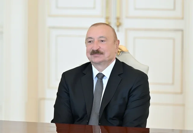 Azərbaycan Prezidenti ABŞ Senatının Xarici Əlaqələr Komitəsinin üzvünü qəbul edib - FOTO