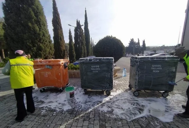 Bakıda böyük təmizlik - FOTO