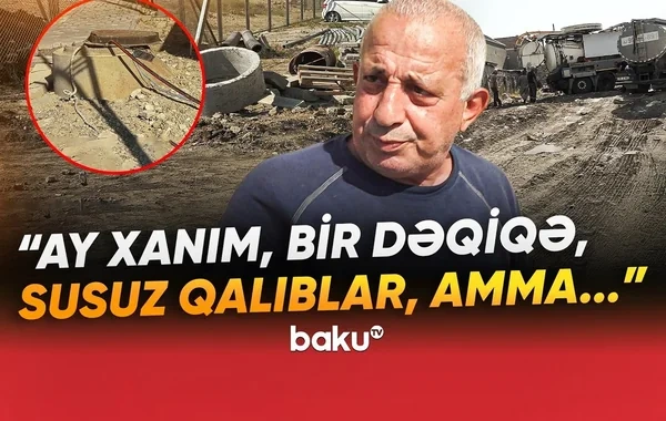 Sakinlərin problemləri bitmək bilmir: "Natəmiz su işlədirik, çölə çıxa bilmirik!" - VİDEO