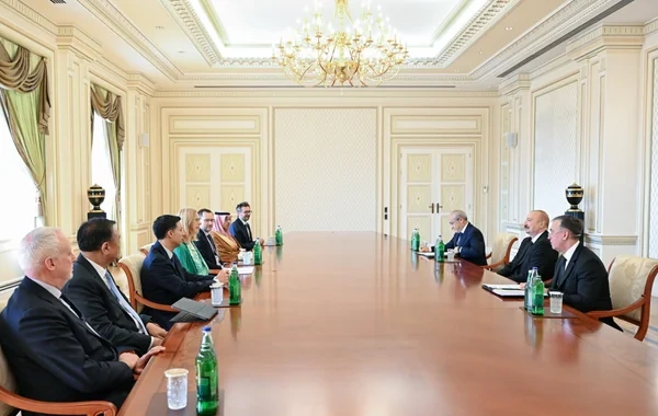 Prezident İlham Əliyev bir sıra beynəlxalq qurumların rəhbər şəxslərini qəbul edib - FOTO