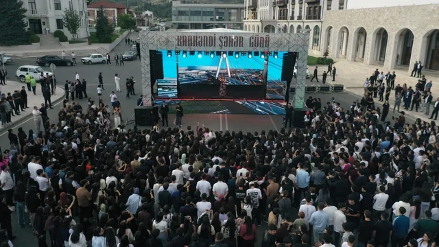 Xankəndidə Şəhər Gününə həsr olunmuş konsert keçirilib - Foto - Video