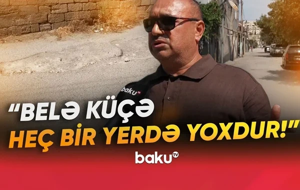 Şəhid adını daşıyan küçənin bərbad halı: Sakinlər çıxılmaz vəziyyətdədirlər - VİDEO