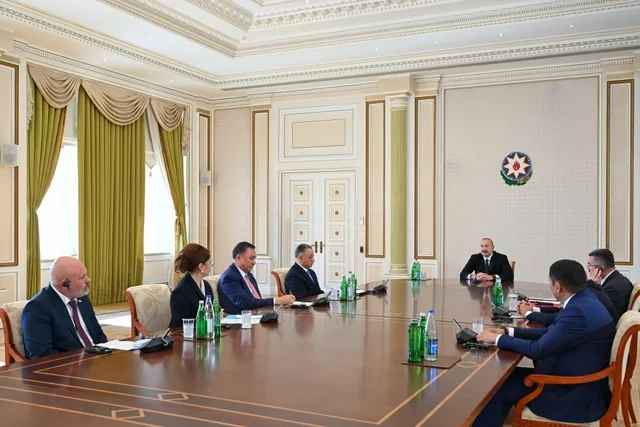 Prezident Ramil Usubovu və həmkarlarını qəbul edib - FOTO