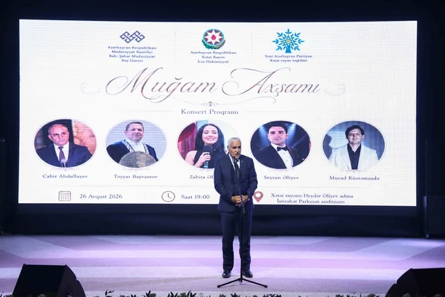 Xətai rayonunda Beynəlxalq Azərbaycan Muğamı və Musiqisi Günü münasibətilə konsert təşkil olunub