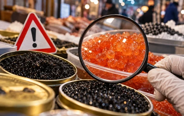 Bakıda turistə təbii kürü adı ilə süni məhsul satılıb? - Video