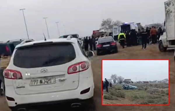 Bakı-Qazax yolunda mikroavtobus qəzaya uğradı: 9 NƏFƏR YARALANDI - VİDEO
