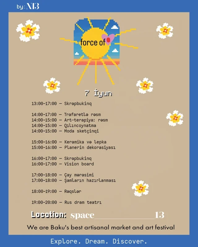 Bakıda "Force of Love" 2026 yay festivalı keçiriləcək