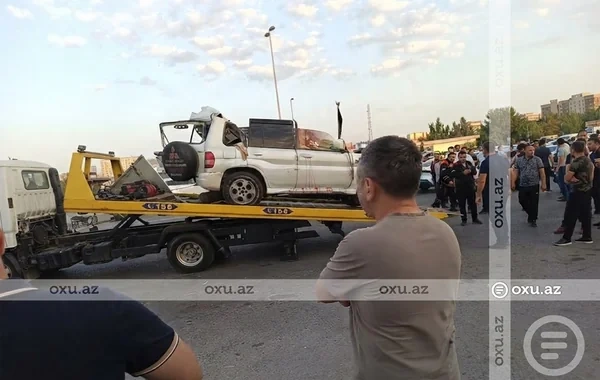 Bakıda ağır qəza: Hərbçi öldü - VİDEO