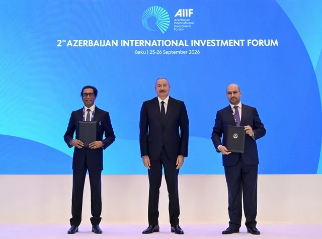 İkinci Azərbaycan Beynəlxalq İnvestisiya Forumu çərçivəsində imzalanmış sənədlər mübadilə edilib - FOTO