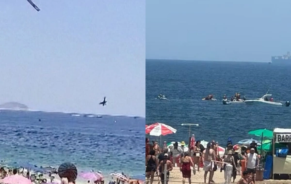 Reklam təyyarəsi Rio-de-Janeyroda okeana düşdü: Pilot həlak oldu
