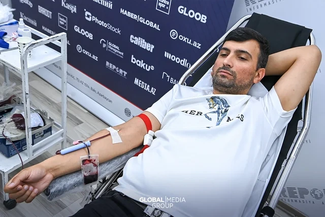 "Global Media Group" talassemiyalı xəstələr üçün qanvermə aksiyası keçirib - FOTO - VİDEO