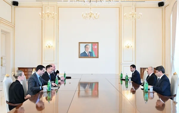 İlham Əliyev Slovakiya baş nazirinin müavinini qəbul edib - FOTO