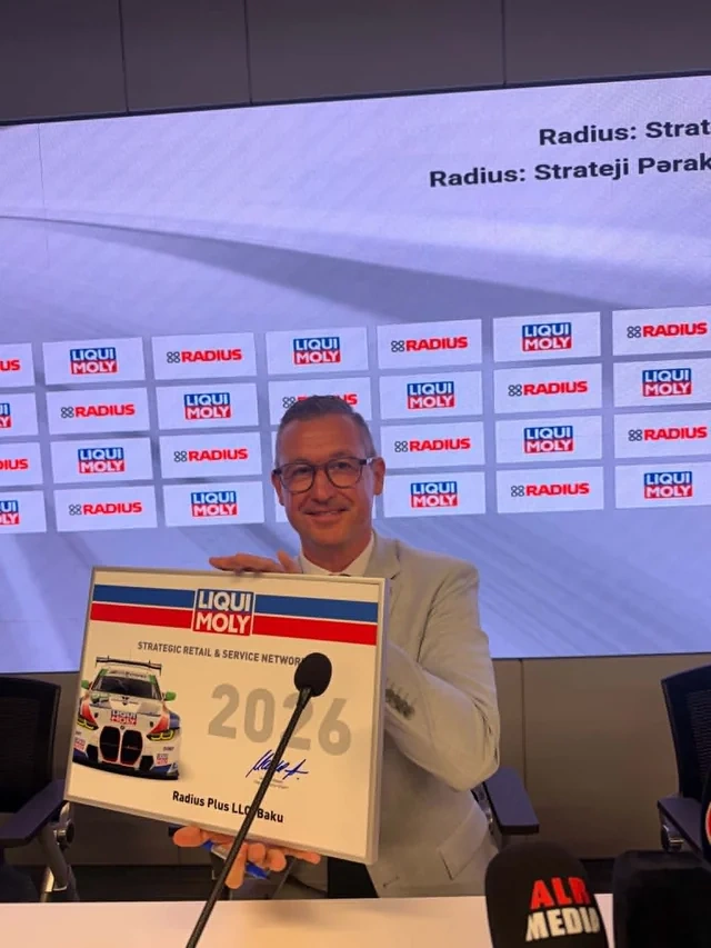 "LIQUI MOLY" "Radius"a "Strateji pərakəndə satış və servis şəbəkəsi" statusu təqdim edib