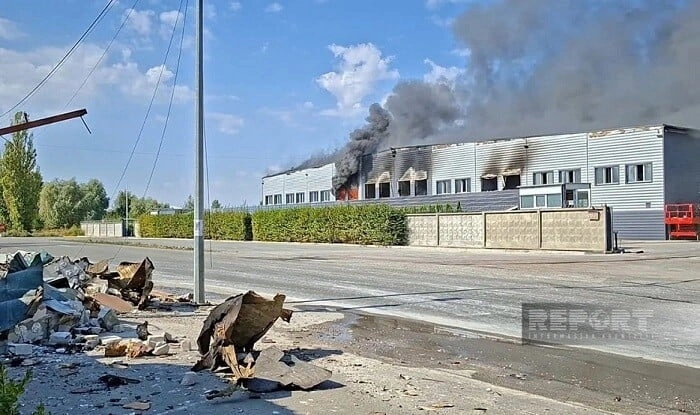 Kiyevə hücum: azərbaycanlının restoranı dağıldı - Foto