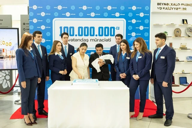 "ASAN xidmət"ə 100 milyonuncu müraciət qeydə alınıb - FOTO