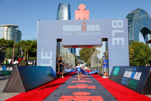 "Alufar IRONMAN 70.3 Baku" çərçivəsində "IRONKIDS" və "Fun Run" yarışları keçirilib - FOTO