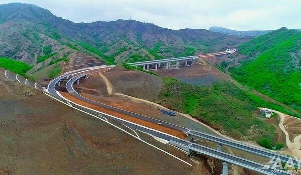 Qarabağdakı ödənişli yoldan möhtəşəm görüntülər - Video