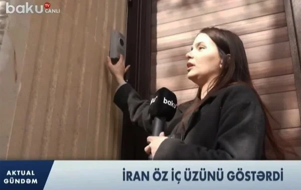 İran səfirliyi suallardan QAÇDI: Molla rejimi iç üzünü göstərdi