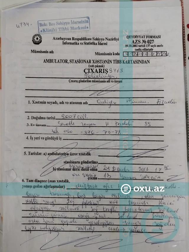 Qəzada ağır xəsarət alan gəncin əlillik müavinətinin dayandırılmasına AYDINLIQ GƏTİRİLİB - FOTO - VİDEO